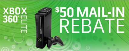 Xbox 360 Elite Rebate